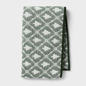 Body nwt Pillow Cover Reversible Matelasse Green Tree - Threshold